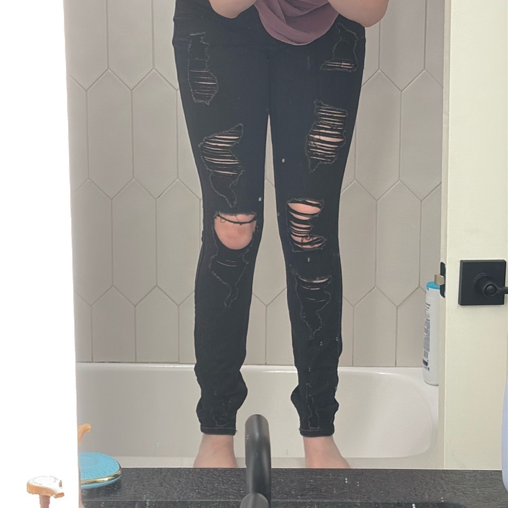 Hollister Black Skinny Jeans